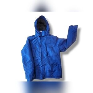 Abercrombie & Fitch Coat Jacket Mens Size Medium Blue Warm Winter